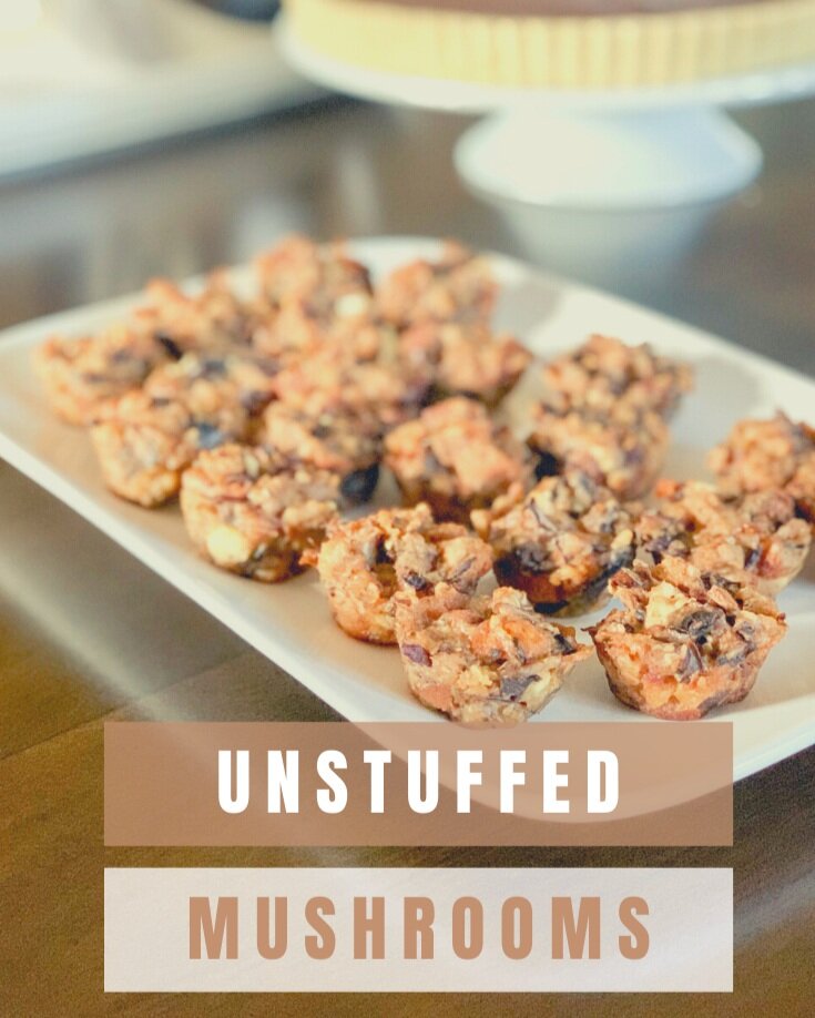 Unstuffed Mushrooms